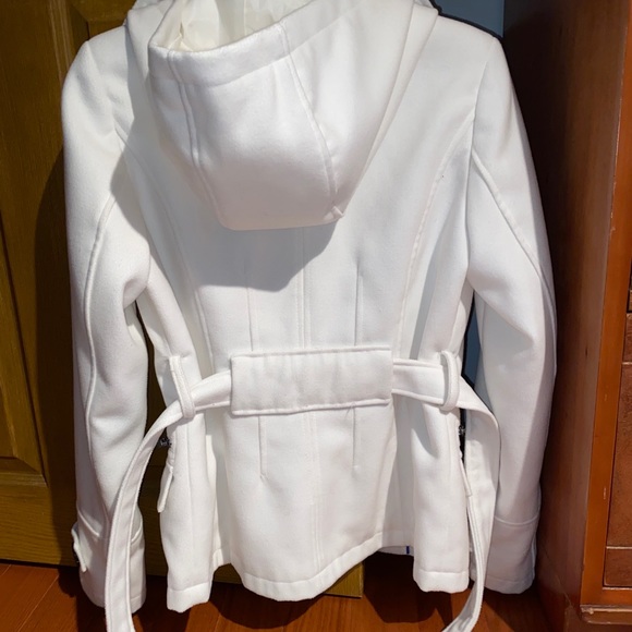 White Heavy Peacoat - Picture 5 of 6